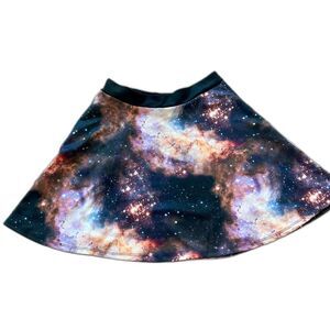 ModCloth Galaxy Space Retro Mini Skater Skirt